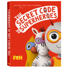 Load image into Gallery viewer, Preschool Workbook "The Secret Code of Superheroes" for age 4-6