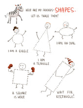 Load image into Gallery viewer, Shape tracing workbook